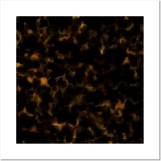 Dark tortoiseshell tortois shell pattern Posters and Art